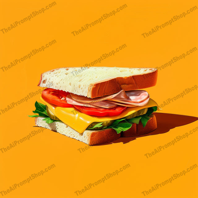 Gourmet Pop Art AI MidJourney Image Prompt, Food, 4289