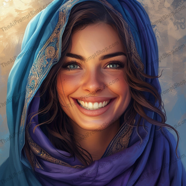 Vibrant Charisma Portraits AI MidJourney Image Prompt, People, 4182