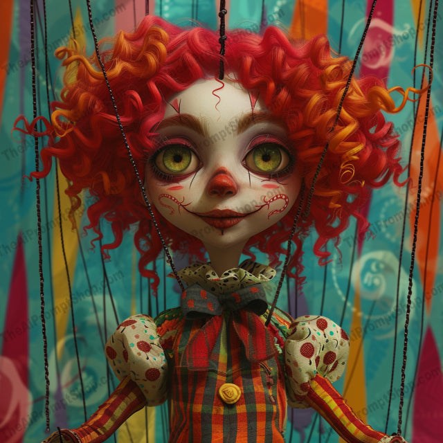 Gothic and Whimsical Dolls AI MidJourney Image Prompt, Character Art, 4222