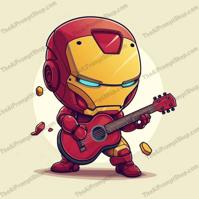 Superhero Symphony AI MidJourney Image Prompt, Character Art, 4253