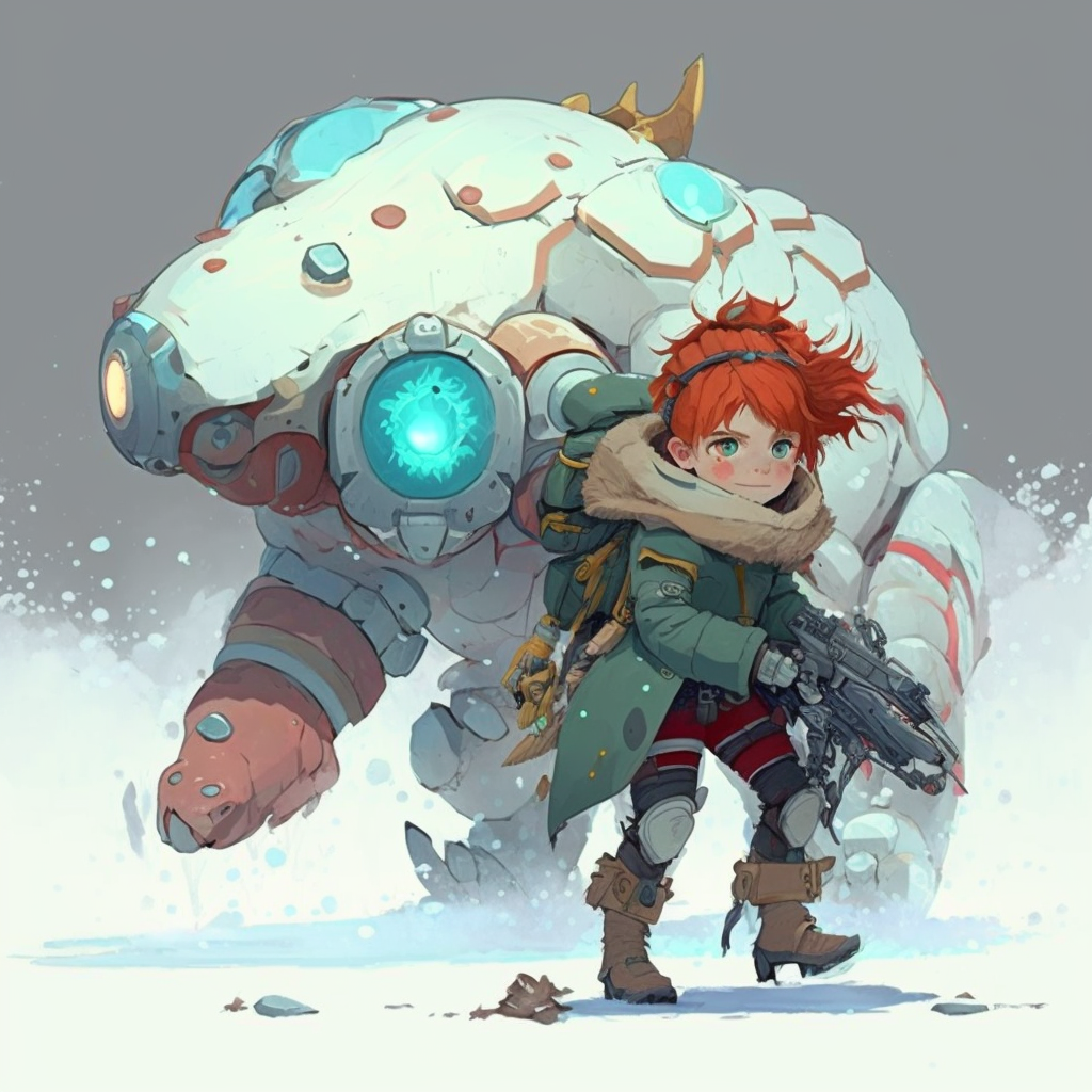 AI Midjourney Prompt for Robotic Illustration