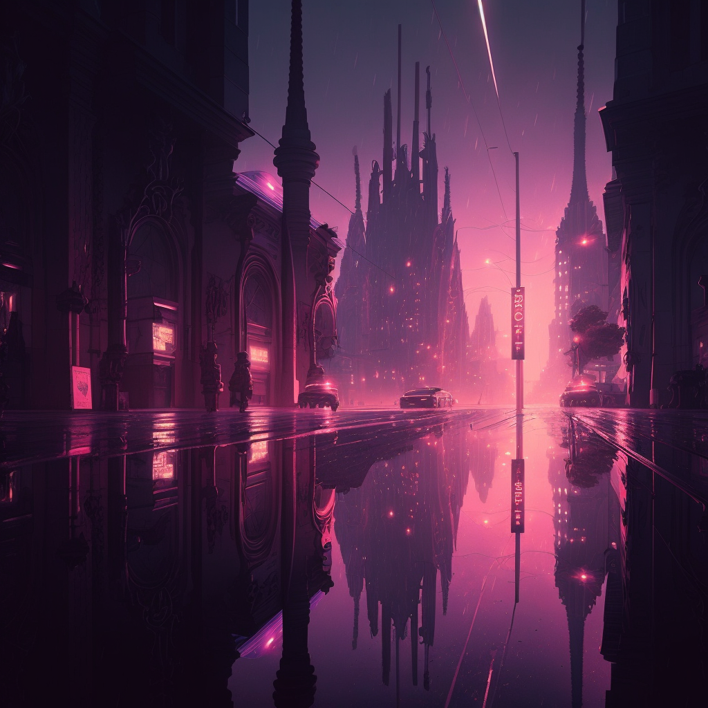 AI Midjourney Prompt for Towering Skyline