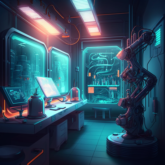 AI Midjourney Prompt for Futuristic Labs