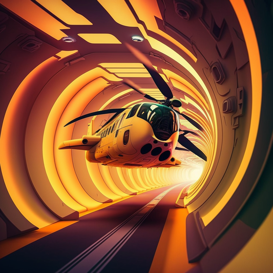 AI Midjourney Prompt for Vehicles in Tunnels