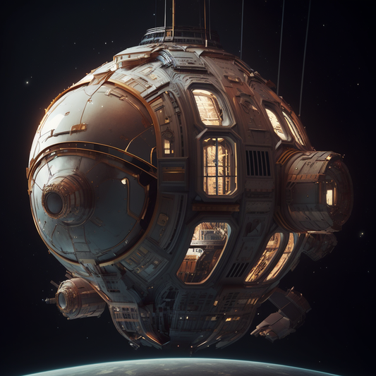 AI Midjourney Prompt for Space Station