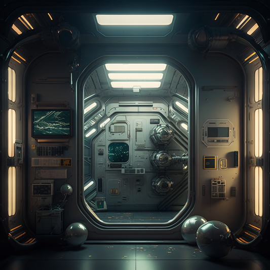 AI Midjourney Prompt for Space Station