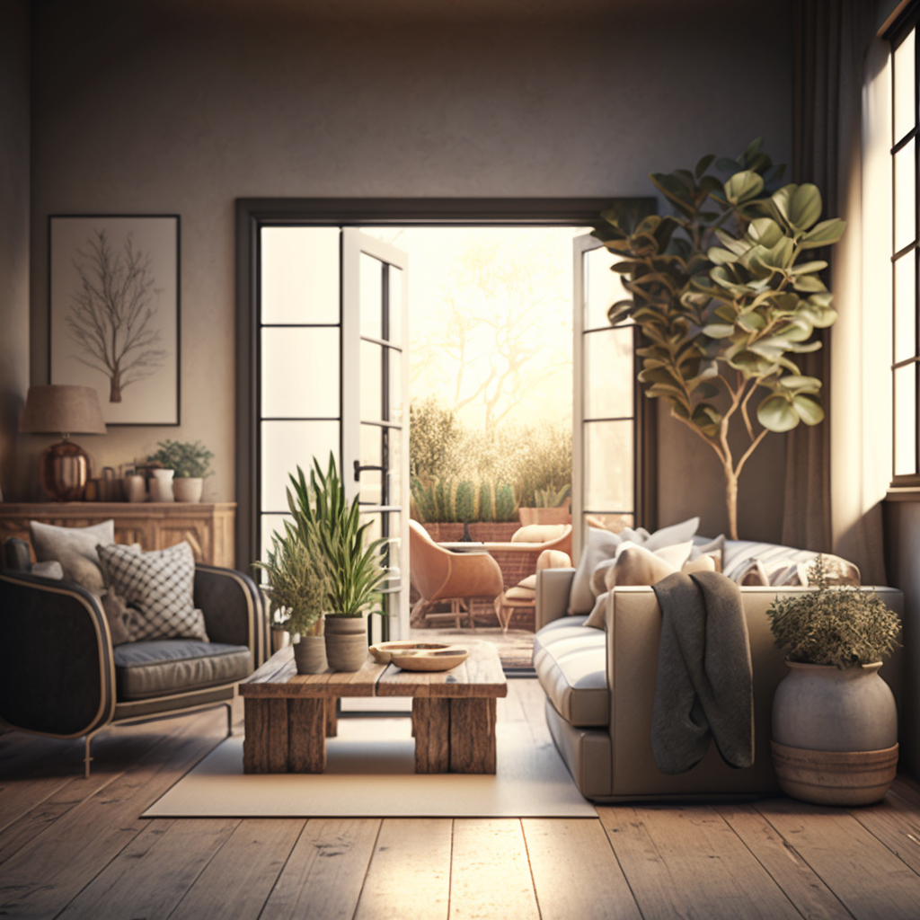 AI Midjourney Prompts for Rustic Interiors