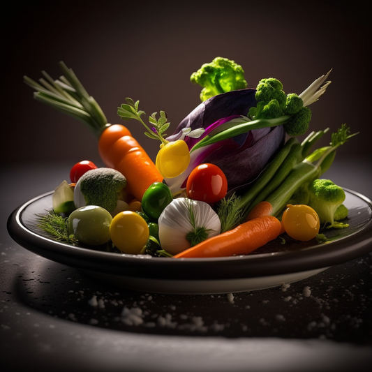 AI Midjourney Prompt for Plates of Food