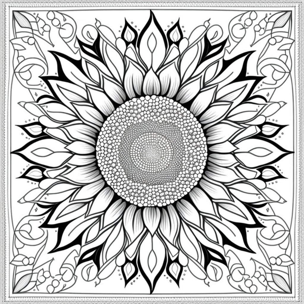 Geometric Flower Coloring Pages Best Flower Site geometric-flower-coloring-pages-best-flower-site