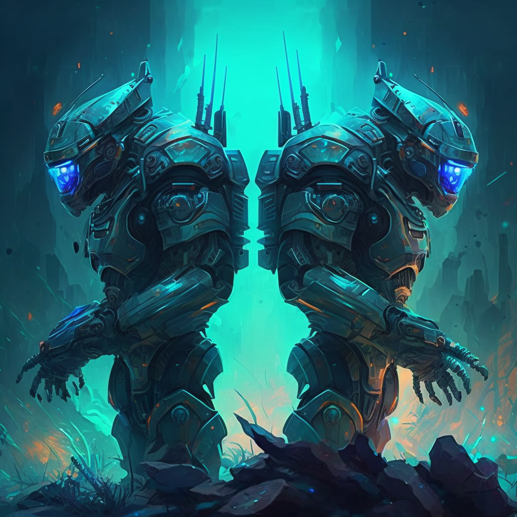 AI Midjourney Prompt for Futuristic Robot World