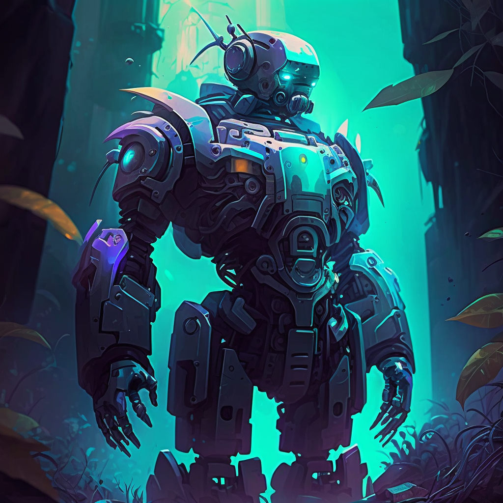 AI Midjourney Prompt for Futuristic Robot World