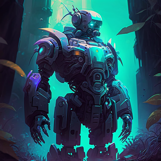 AI Midjourney Prompt for Futuristic Robot World