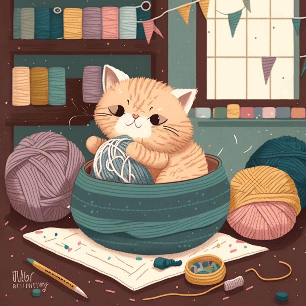 AI Midjourney Prompt for Cozy Kitten Collage