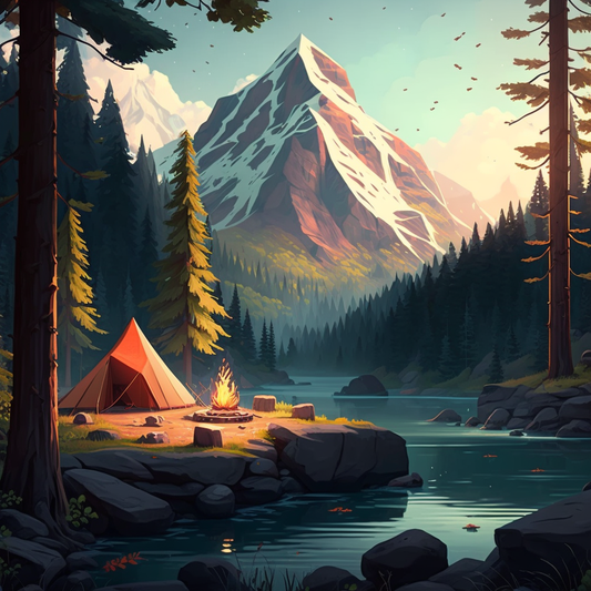 AI Midjourney Prompt for Mountain Wilderness