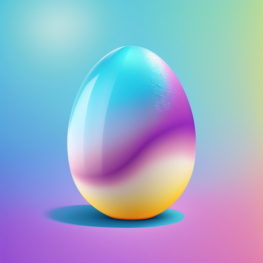 AI Midjourney Prompt for Gradient Easter Egg