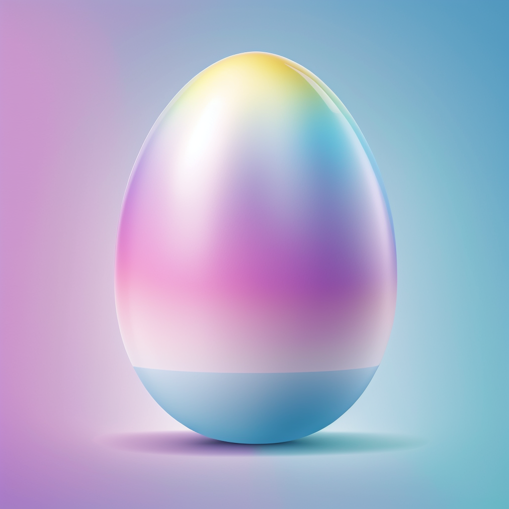 AI Midjourney Prompt for Gradient Easter Egg
