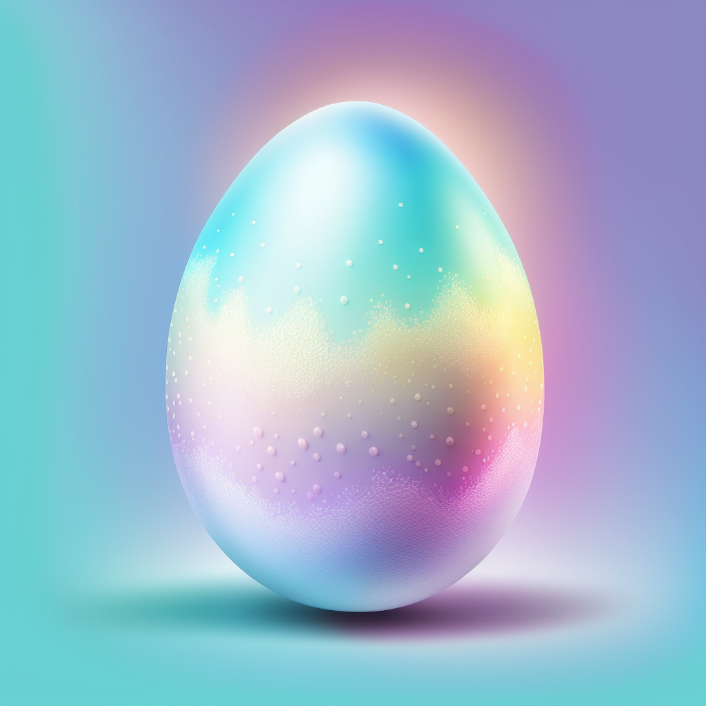 AI Midjourney Prompt for Gradient Easter Egg