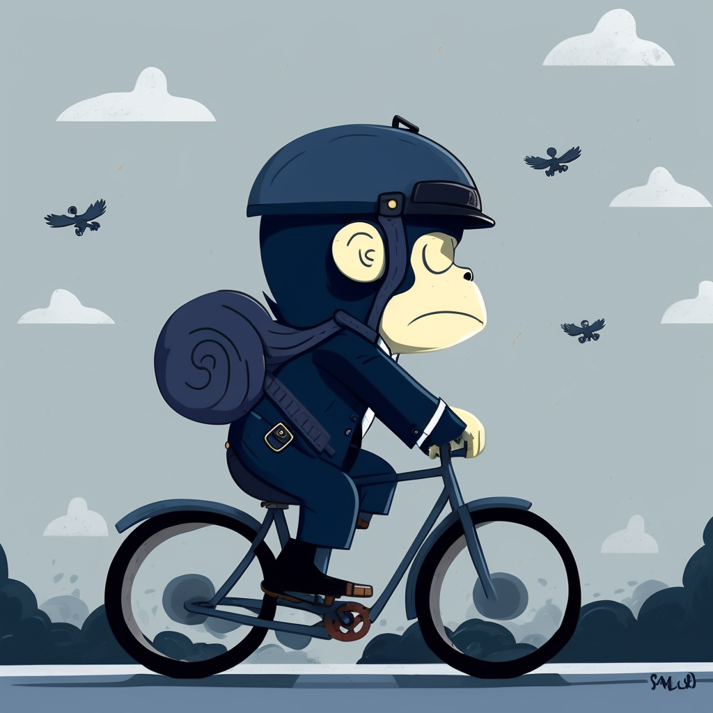 AI Midjourney Prompt for Pixar style Bicycle Animal