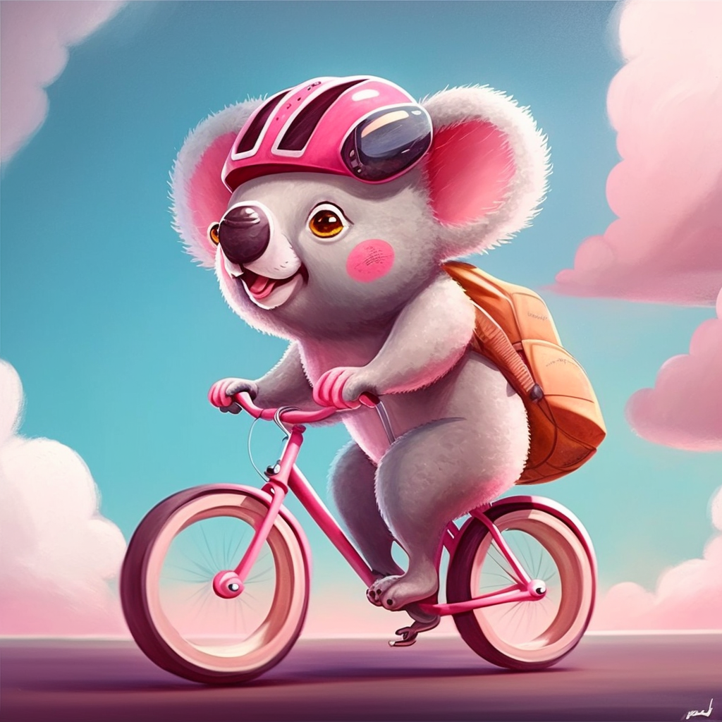 AI Midjourney Prompt for Pixar style Bicycle Animal