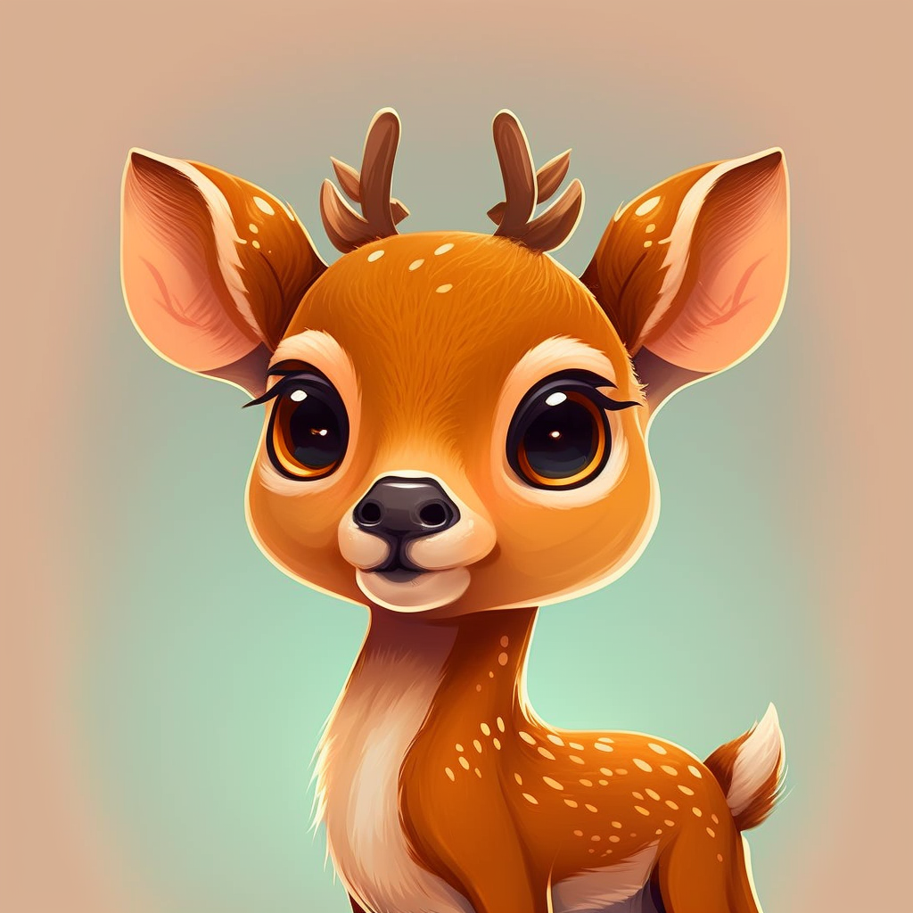AI Midjourney Prompt for Colorful Cartoon Animal