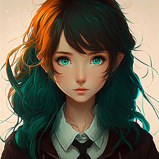 AI Midjourney Prompt for Dreamy Anime Portrait