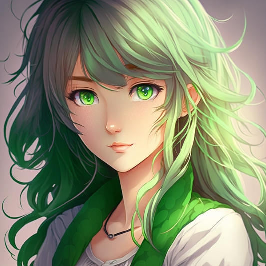 AI Midjourney Prompt for Dreamy Anime Portrait