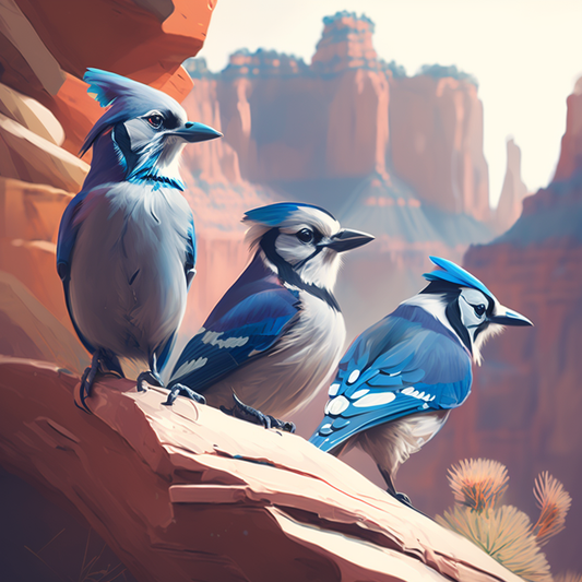 AI Midjourney Prompt for Landscape with Birds