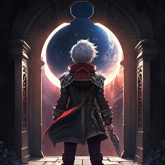 AI Midjourney Prompt for Anime Portal to Another World