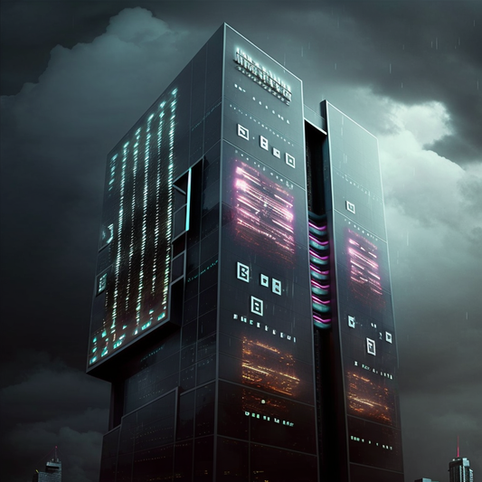 AI Midjourney Prompt for High-tech skyscraper