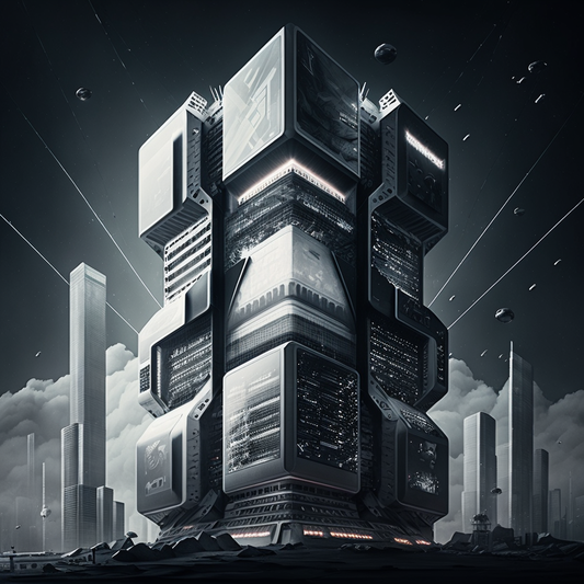 AI Midjourney Prompt for High-tech skyscraper