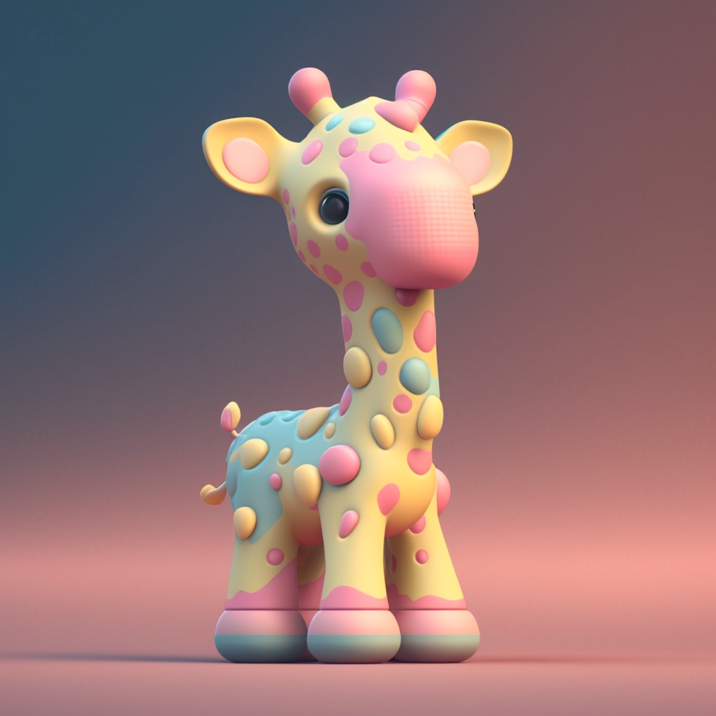 AI Midjourney Prompt for Animal Toys