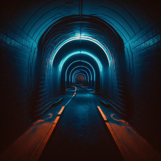 AI Midjourney Prompt for Underground Tunnels