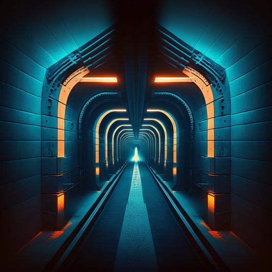 AI Midjourney Prompt for Underground Tunnels