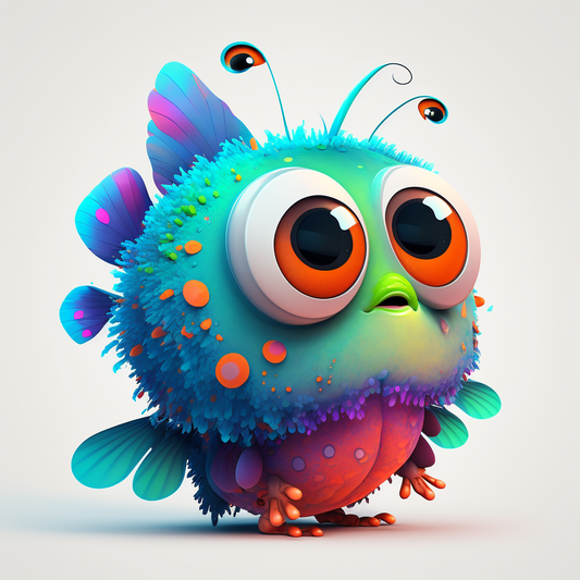 AI Midjourney Prompts for Funny Vibrant Animal