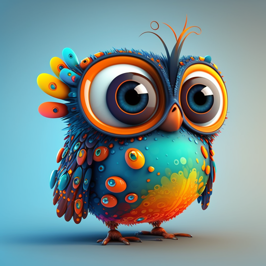 AI Midjourney Prompts for Funny Vibrant Animal