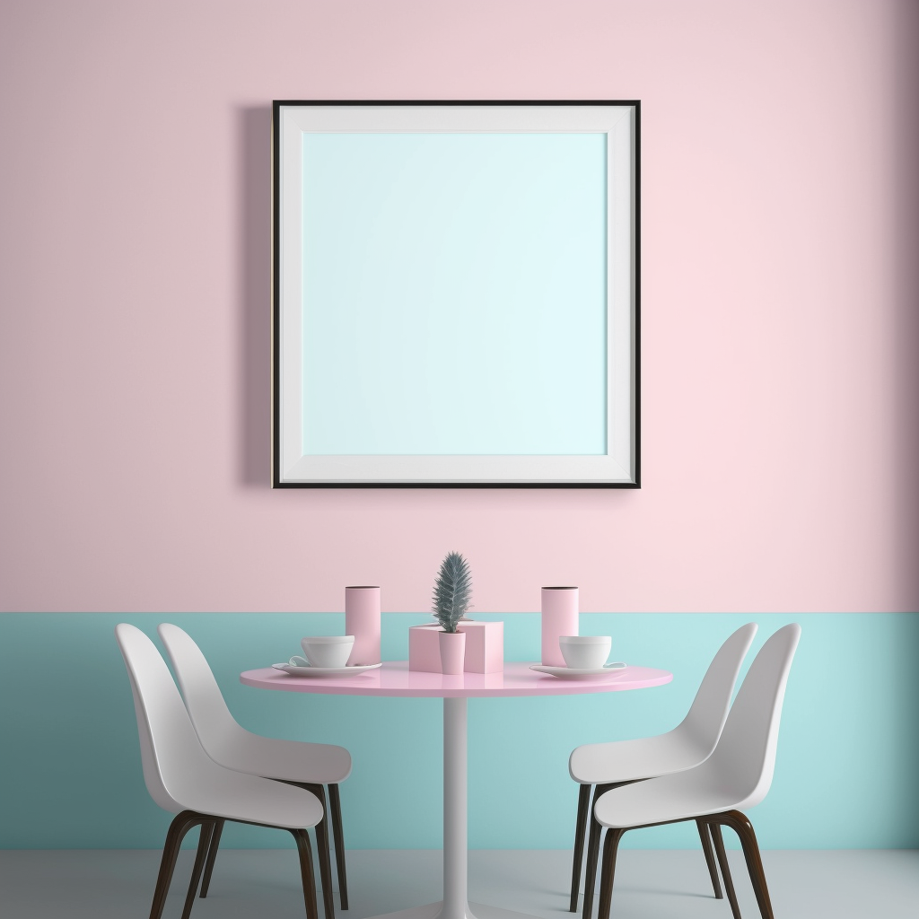 AI Midjourney Prompt for Interior Picture Frame Mockups