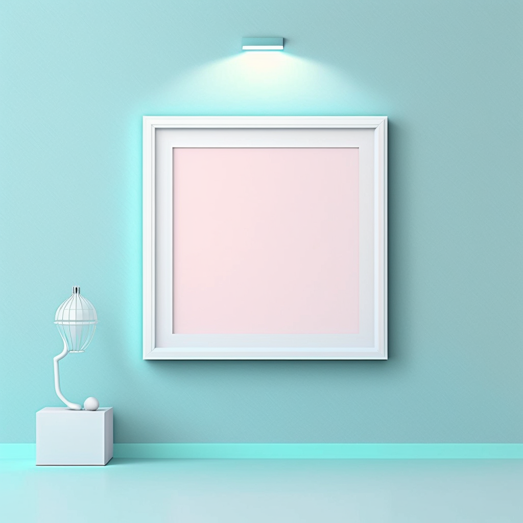 AI Midjourney Prompt for Interior Picture Frame Mockups