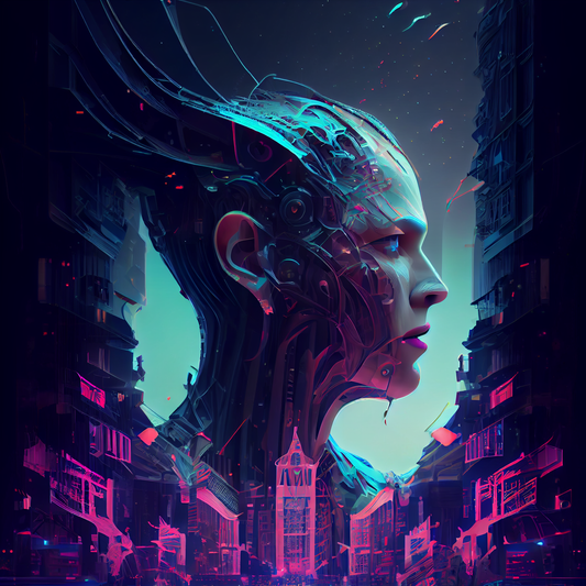 AI Midjourney Prompt for Futuristic Androids