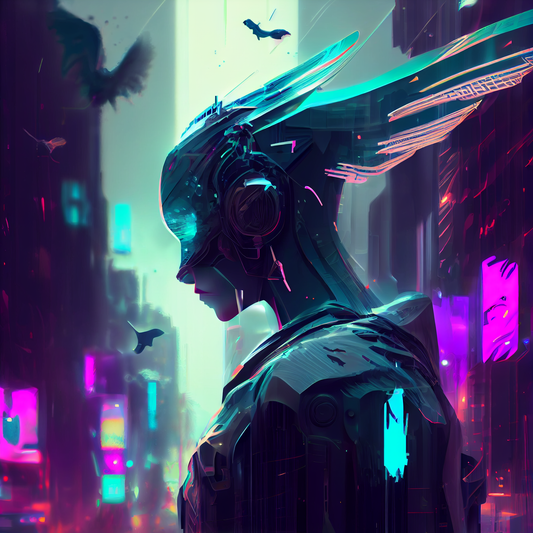 AI Midjourney Prompt for Futuristic Androids
