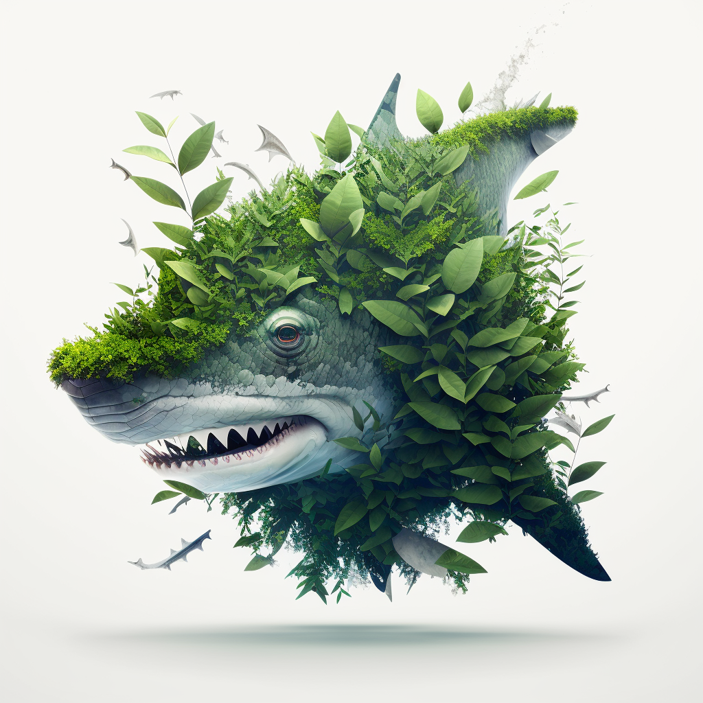 AI Midjourney Prompt for Green Animals