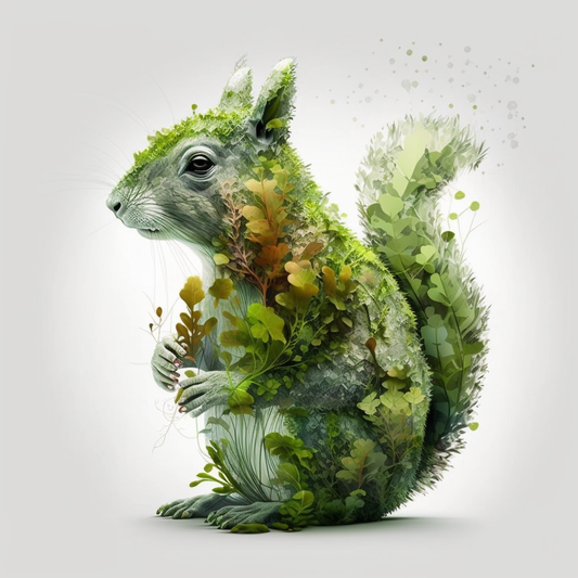 AI Midjourney Prompt for Green Animals