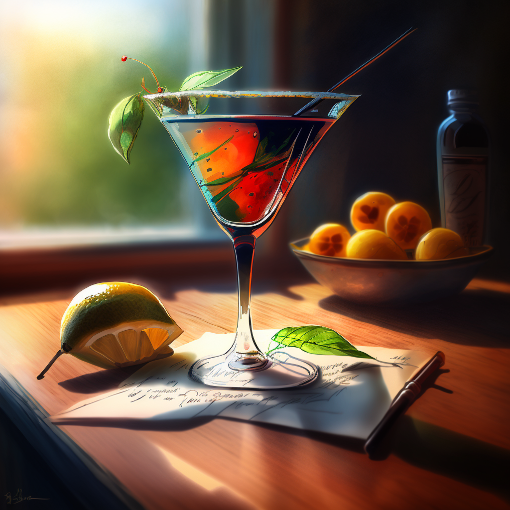 AI Midjourney Prompt for Cocktails
