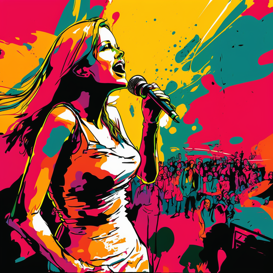 AI Midjourney Prompt for Vibrant Musical Illustrations