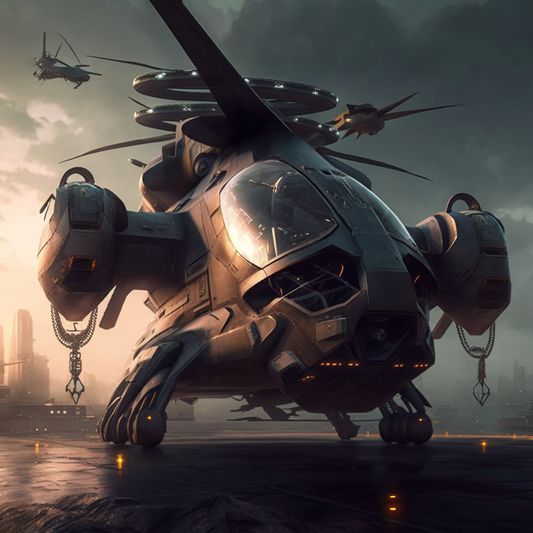 AI Midjourney Prompt for Futuristic Aircrafts