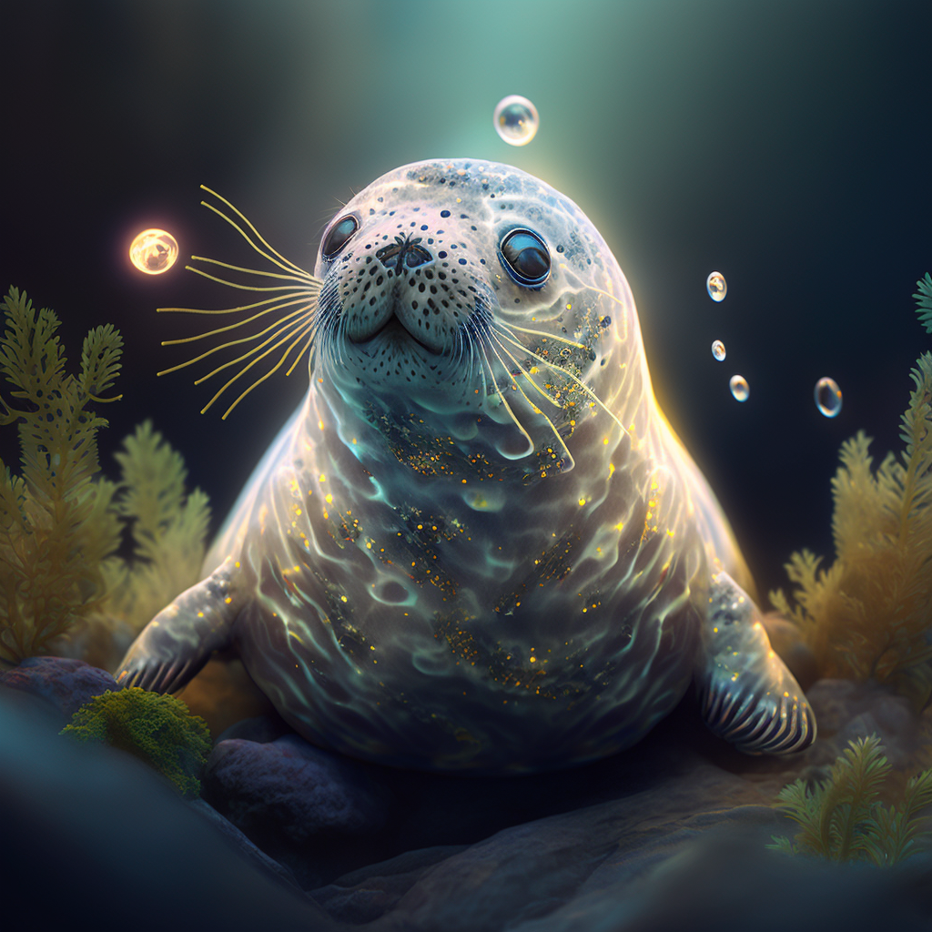 AI Midjourney Prompt for Glowing Animals