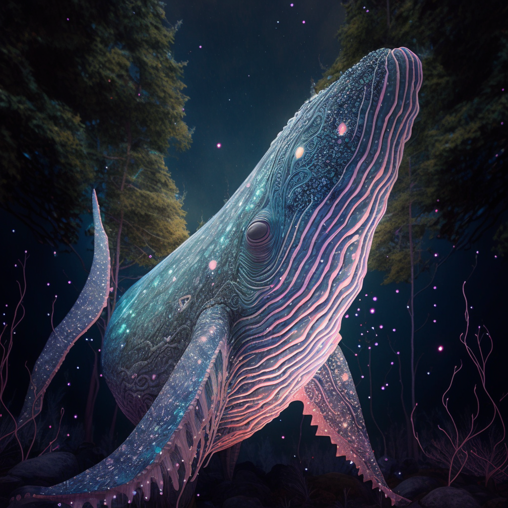 AI Midjourney Prompt for Glowing Animals