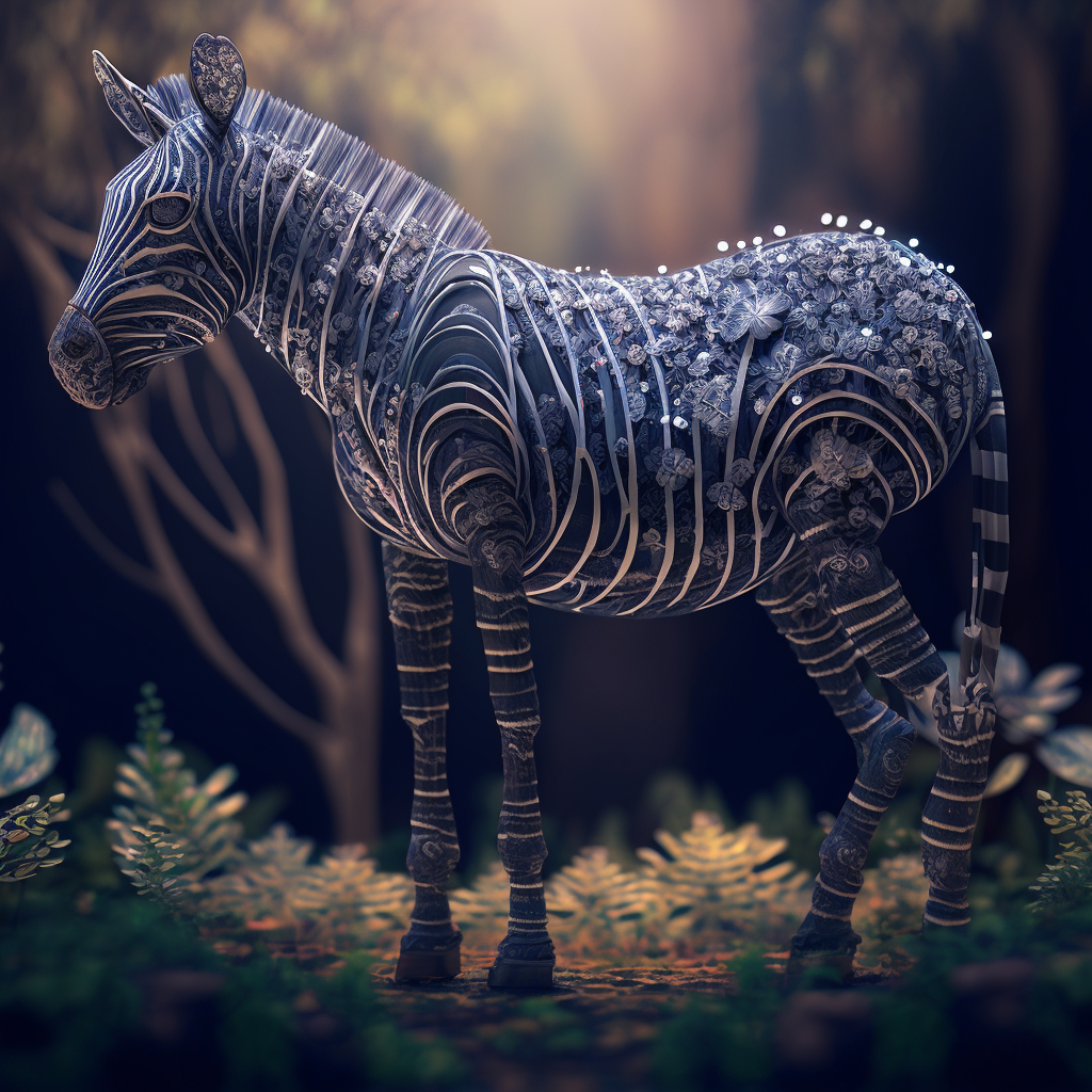 AI Midjourney Prompt for Glowing Animals