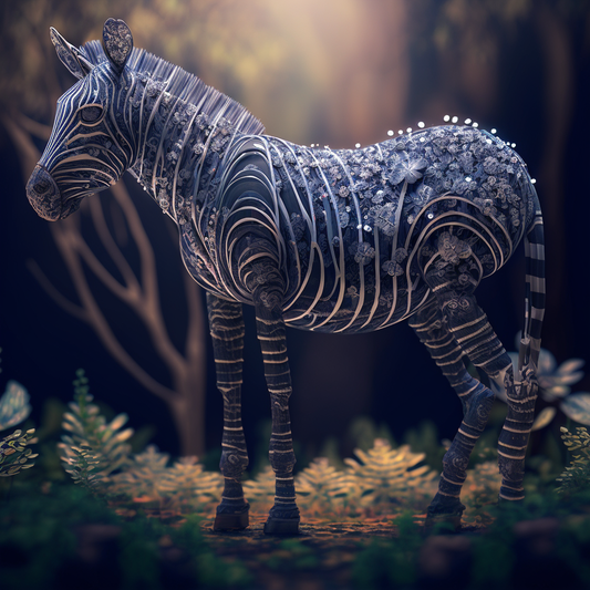 AI Midjourney Prompt for Glowing Animals