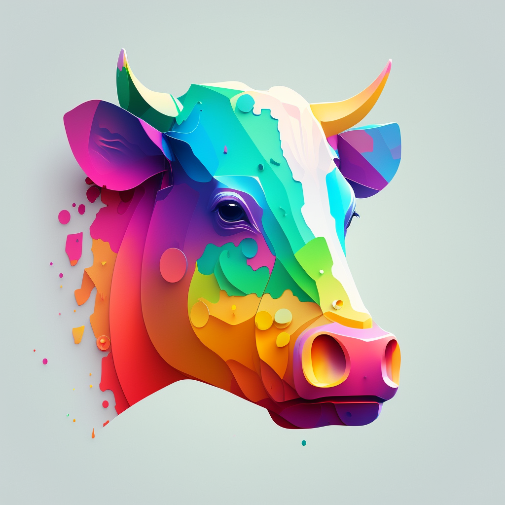 AI Midjourney Prompt for Colorful Logos