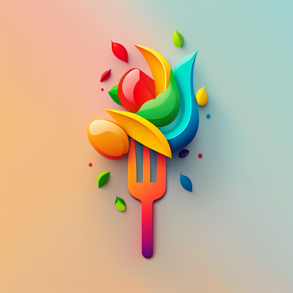 AI Midjourney Prompt for Colorful Logos